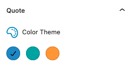 Color Theme Options