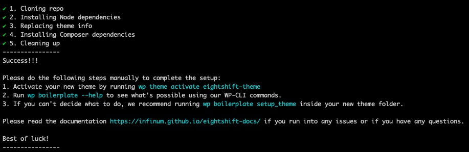Setup - instructions